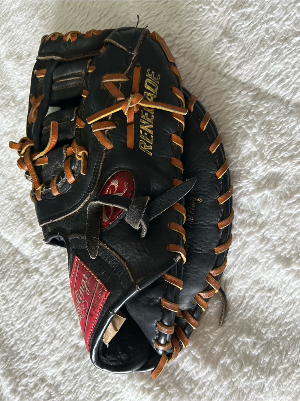 Rawlings RENEGADE BB/SB First Base Right Hand Throw Black Size 12”